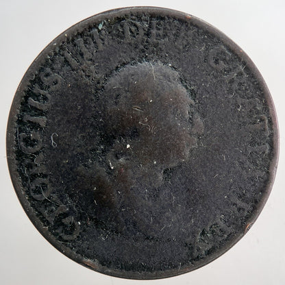 1799 George 3rd III Half - Penny British Coin | Collectable Grade | a9354