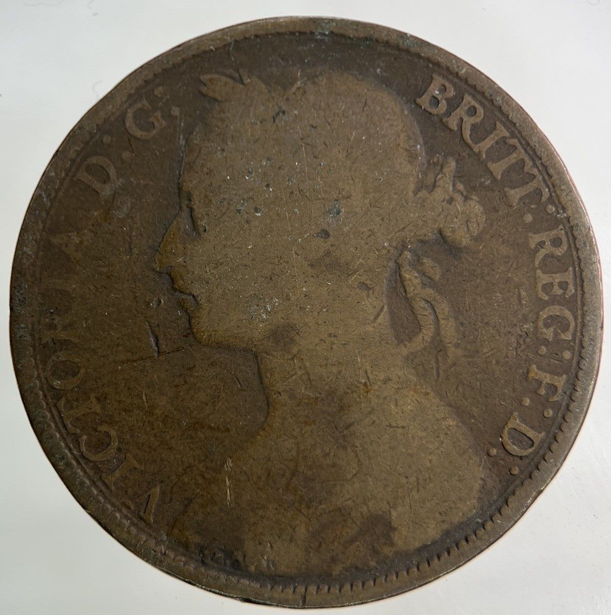 1884 Victoria One Penny Coin | Collectable Grade