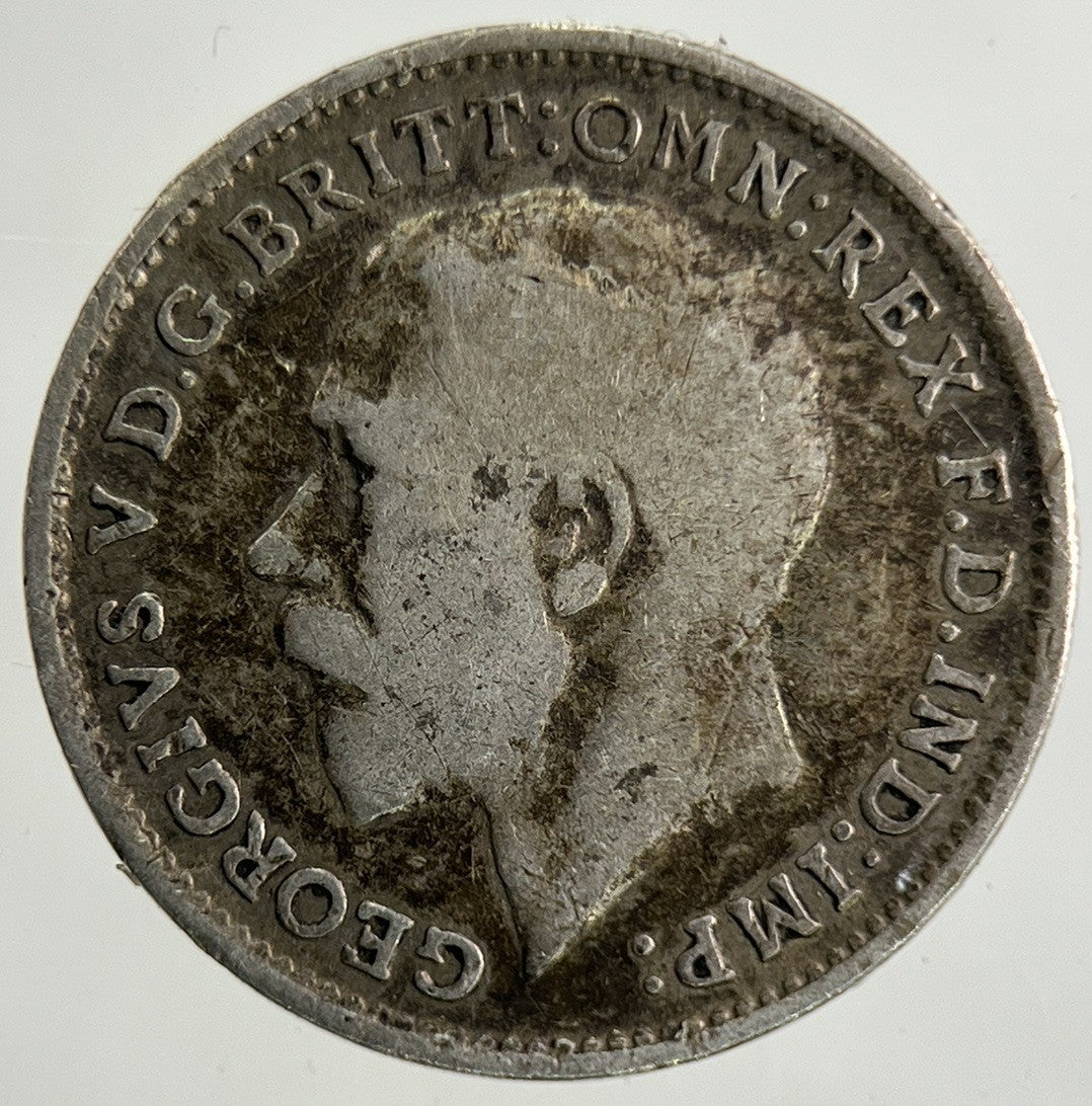 1917 George V Threepence Silver Coin | Fine Collectable Grade