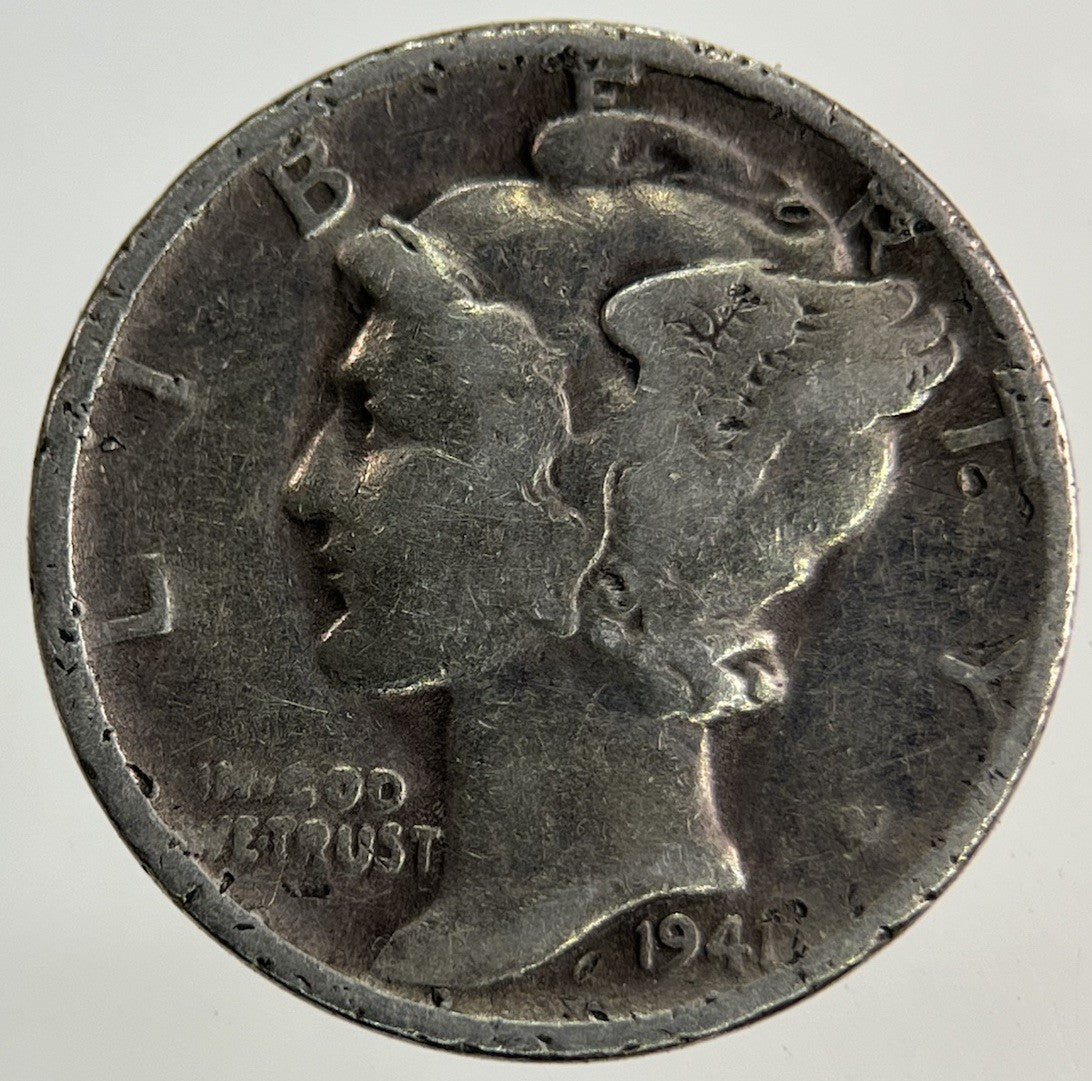 1941 US USA Mercury Dime Silver Coin | Collectable Grade