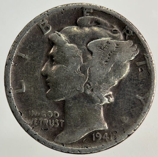 1941 US USA Mercury Dime Silver Coin | Collectable Grade