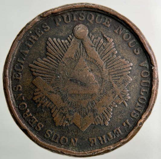 1822 France Orient De Paris Jetton Token Coin | Collectable Grade