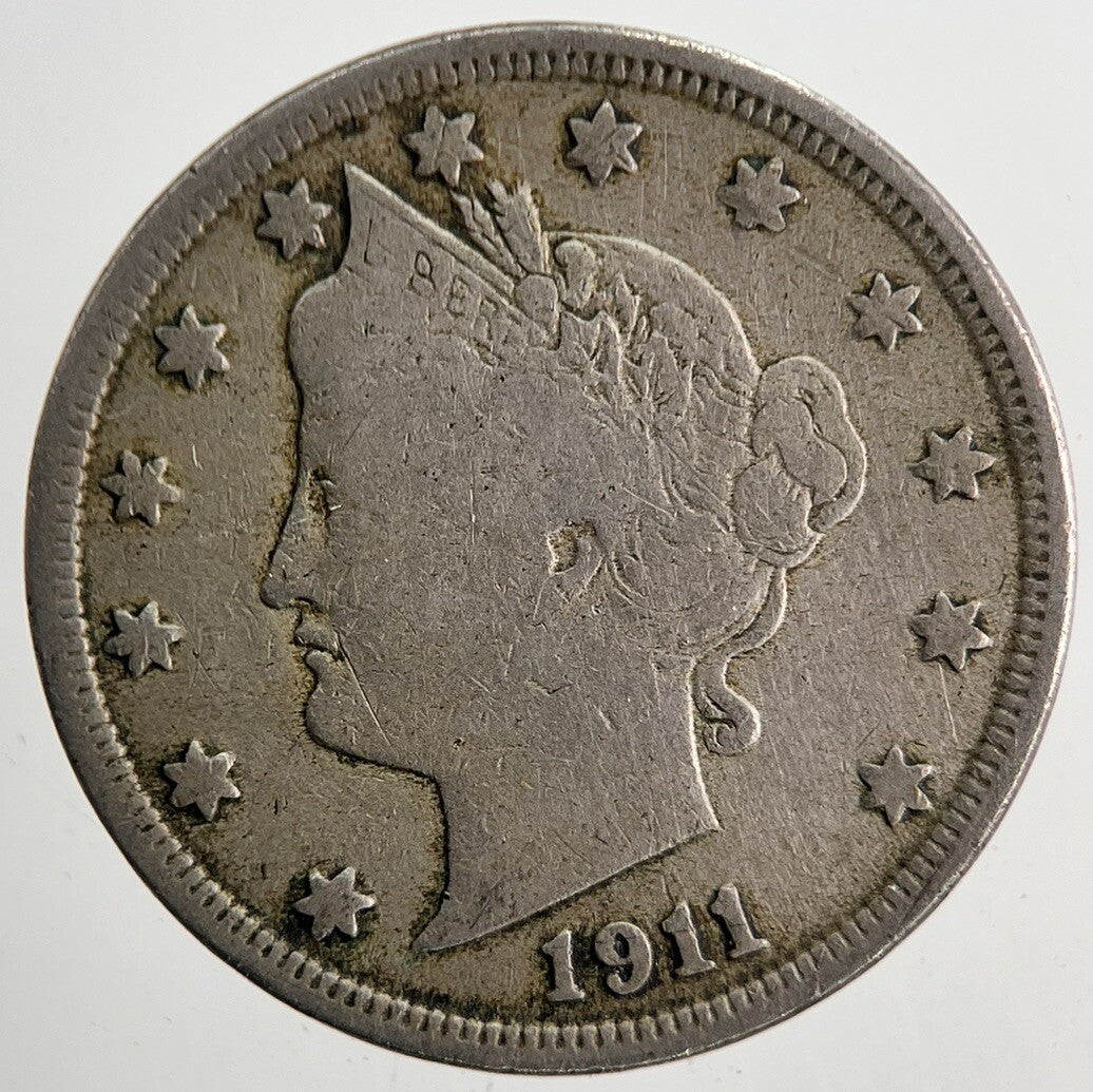 1911 US USA Liberty 5 V Cent Coin | Collectable Grade | a5705