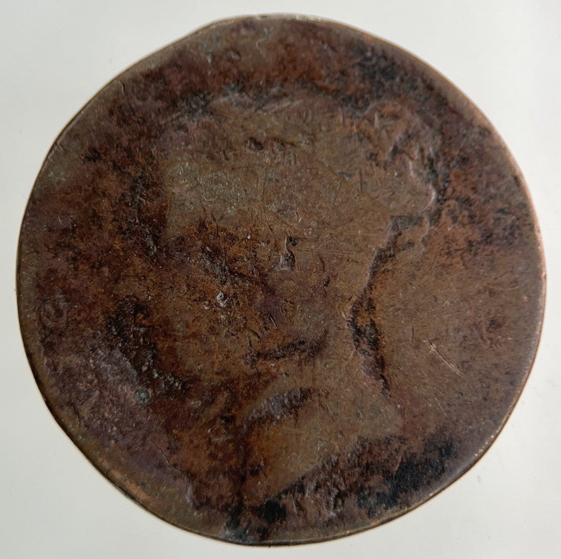 British Victoria Farthing Coin | Worn Grade