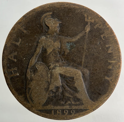 1899 Victoria Half - Penny Coin | Collectable Grade