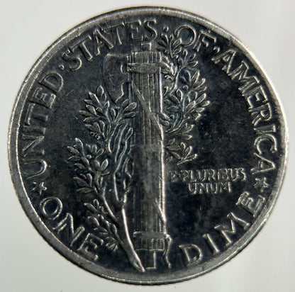 1944 US USA Mercury Dime Silver Coin | Fine Collectable Grade