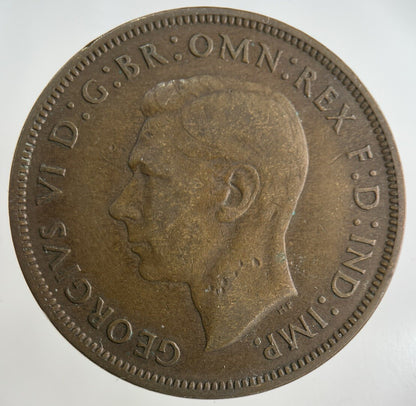 1939 George VI One Penny Coin | Fine Collectable Grade