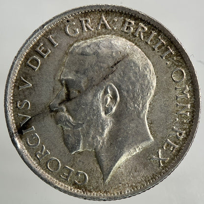 1919 George V Shilling Silver Coin | Very High Grade