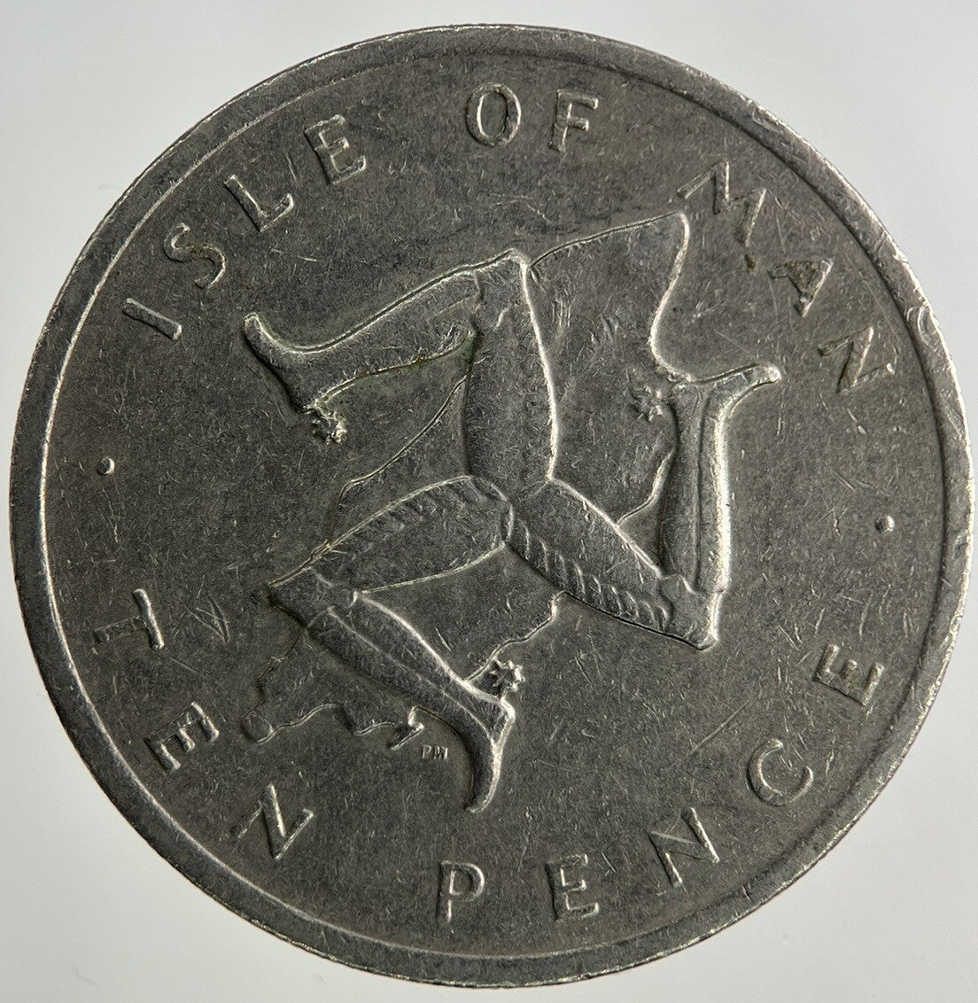 1976 Isle Of Man 10p Ten - Pence Coin | Fine Collectable Grade
