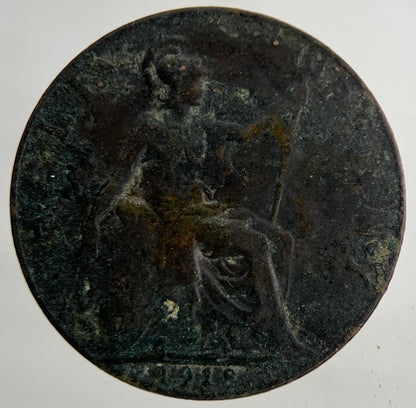 1918 George V Half - Penny Coin | Fair Grade