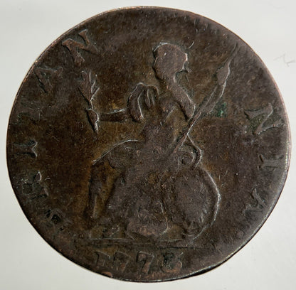 1773 George III 3rd Farthing Coin | Collectable Grade