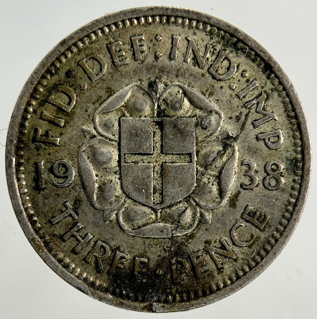1938 George VI Threepence Silver Coin | Fine Collectable Grade