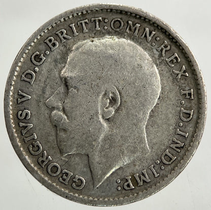 1911 George V Threepence Silver Coin | Fine Collectable Grade