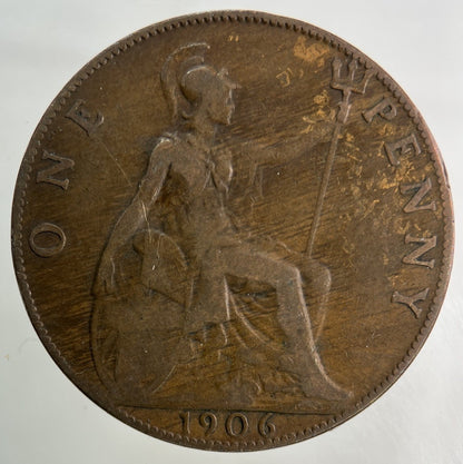 1906 Edward VII One Penny Coin | Collectable Grade