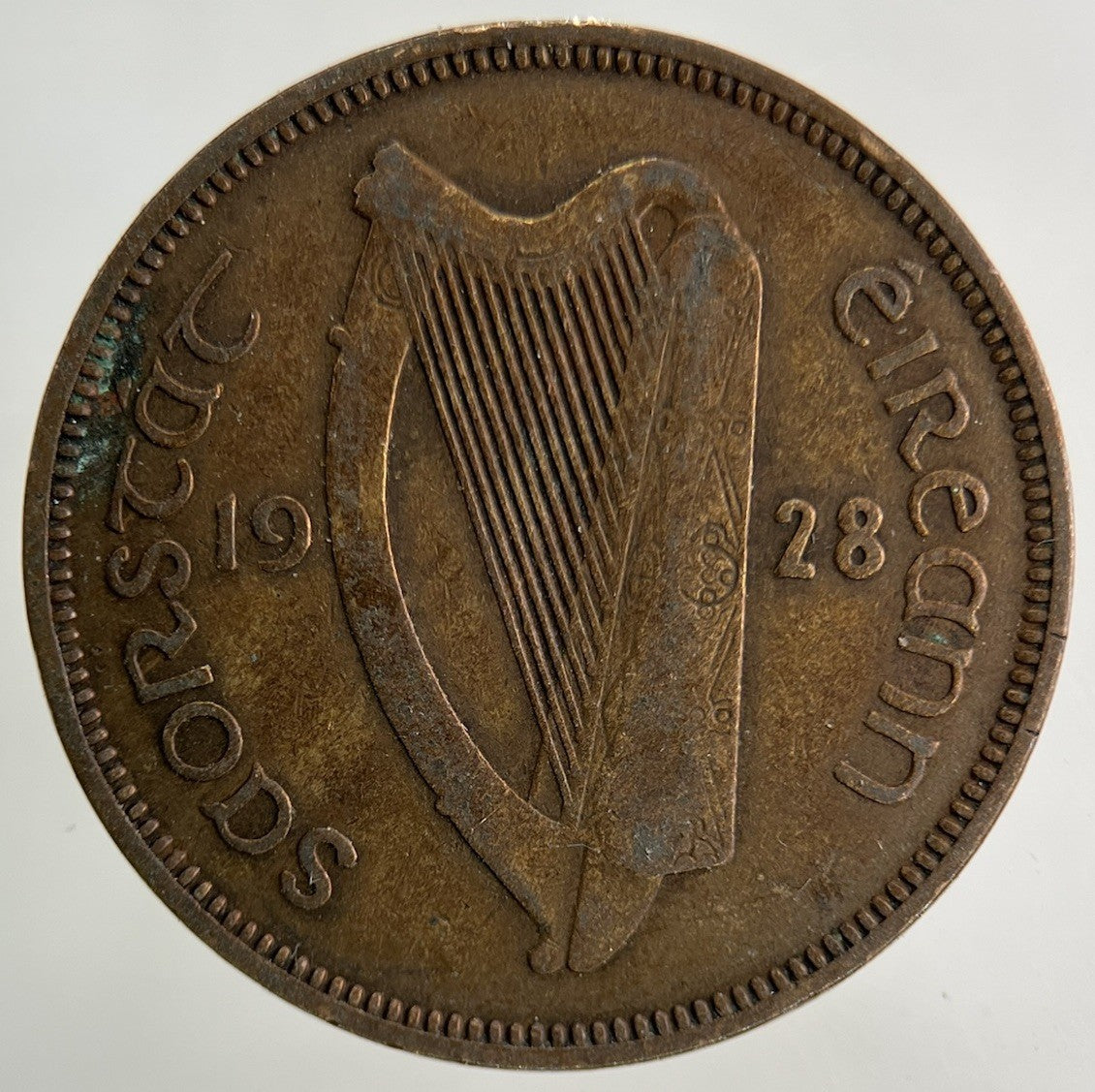 1928 Irish Half - Penny Coin | Collectable Grade