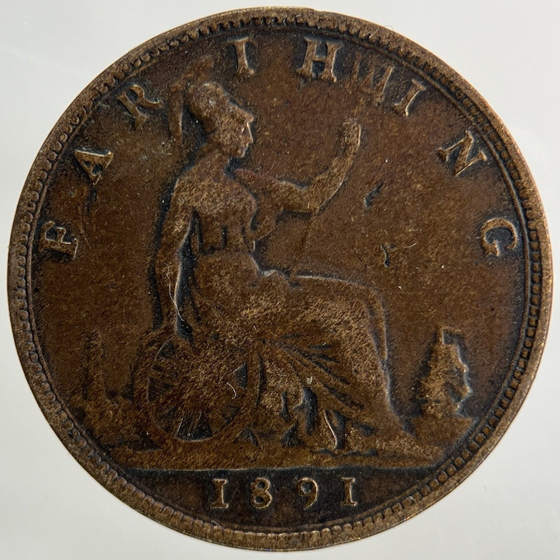 1891 Victoria Farthing Coin | Collectable Grade