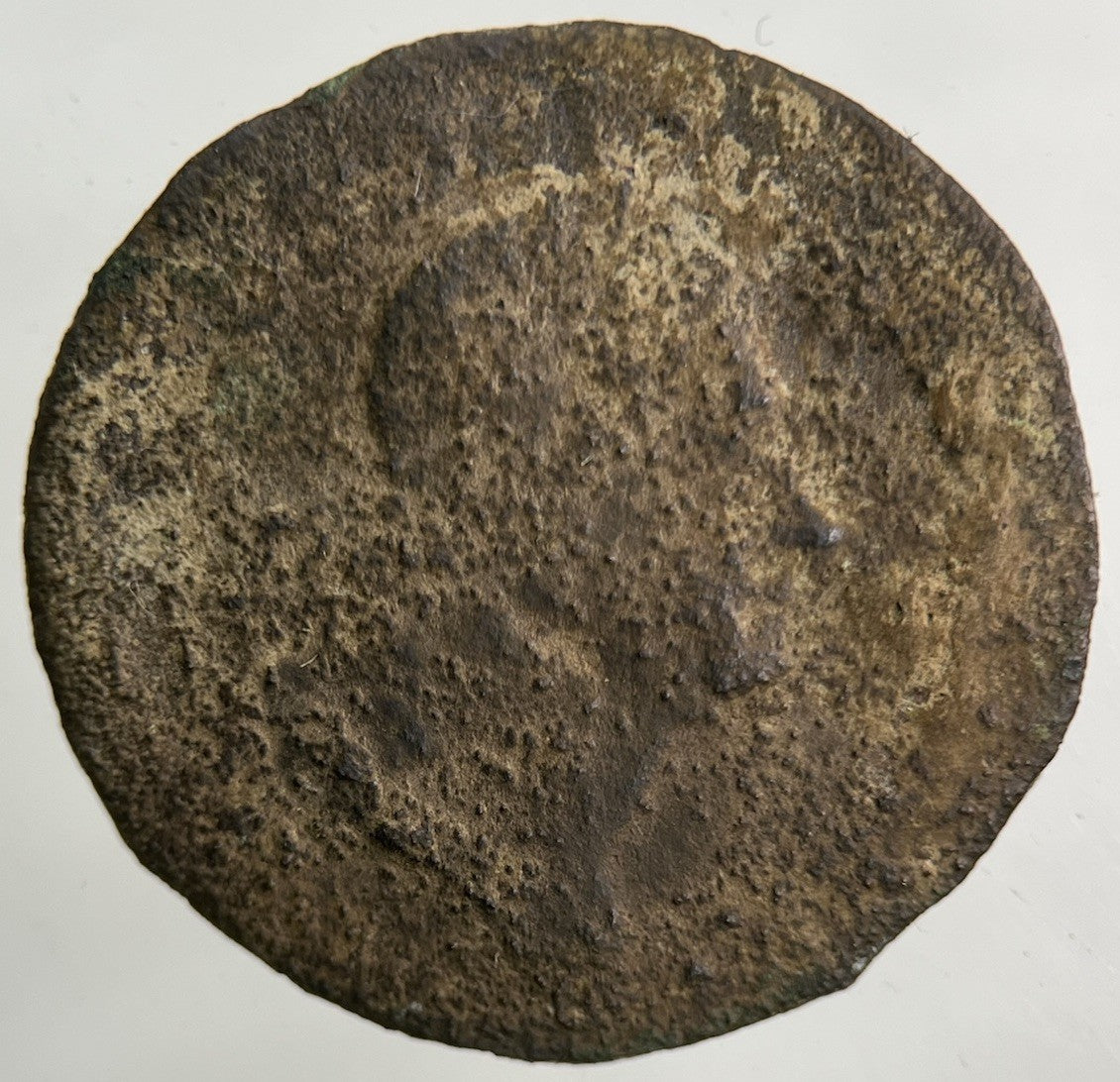 1725 Irish Farthing Coin | Worn Grade