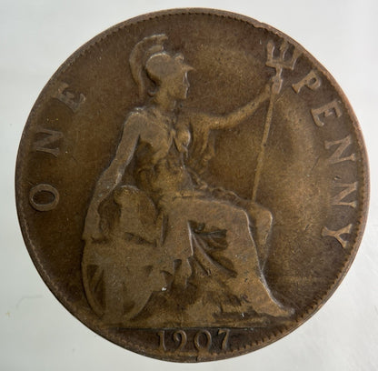 1907 Edward VII One Penny Coin | Collectable Grade