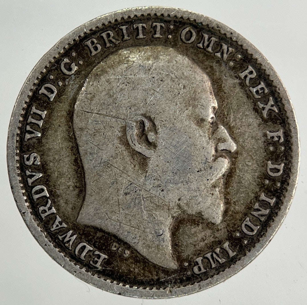 1903 Edward VII Threepence Silver Coin | Fine Collectable Grade