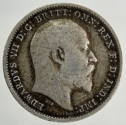 1903 Edward VII Threepence Silver Coin | Fine Collectable Grade