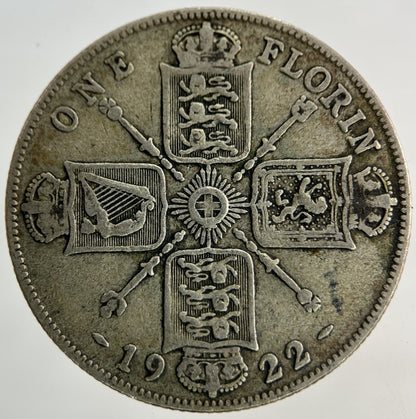 1922 George V Florin Silver Coin | Fine Collectable Grade