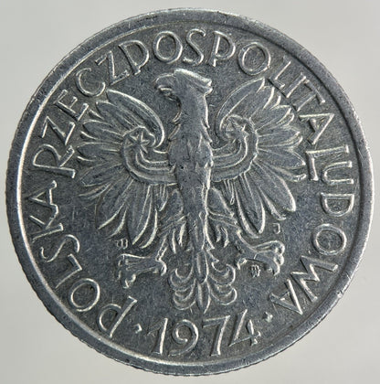 1974 Poland 2 Zlote Zloty Zlotych Coin | Fine Collectable Grade