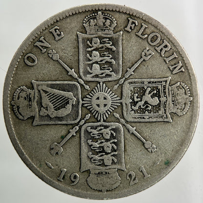 1921 George V Florin Silver Coin | Fine Collectable Grade