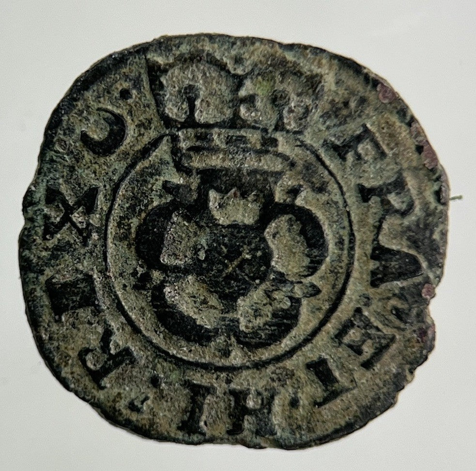 1660 - 85 Irish Rose Farthing Hammered Coin | Collectable Grade