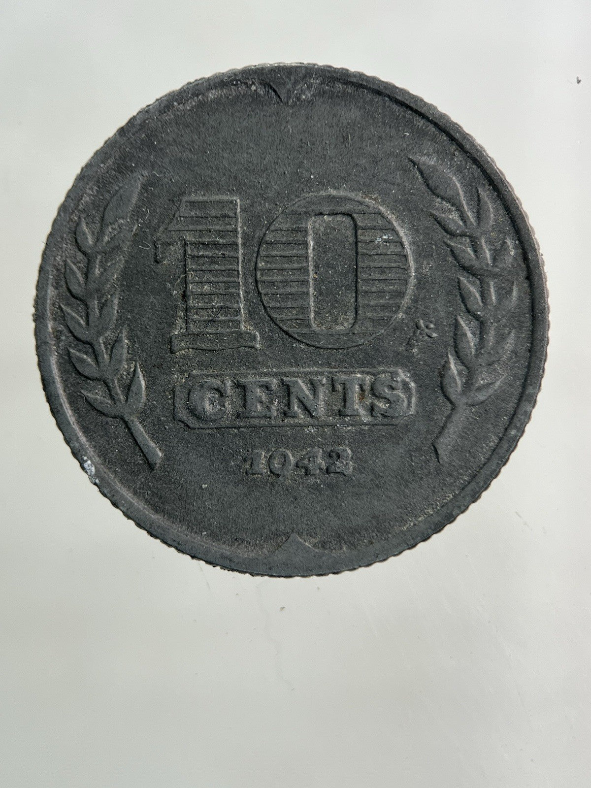 1942 Netherlands 10 Cents Coin | Fine Collectable Grade