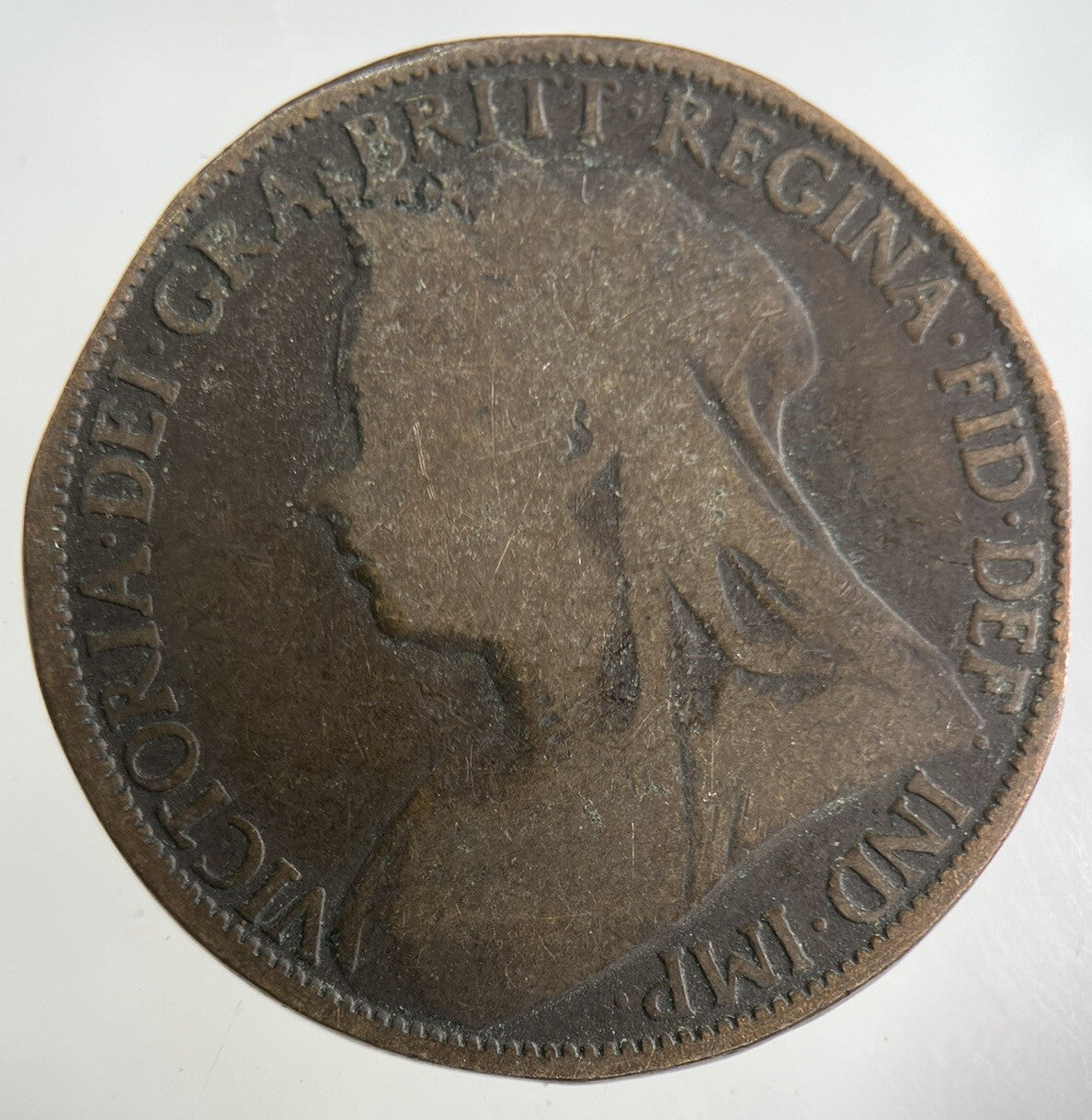 1896 Victoria One Penny Coin | Collectable Grade
