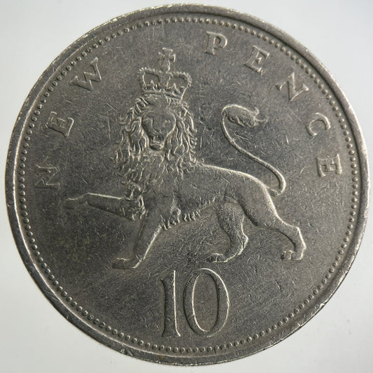 1970 Elizabeth II 2nd 10p Ten - Pence Coin | Fine Collectable Grade