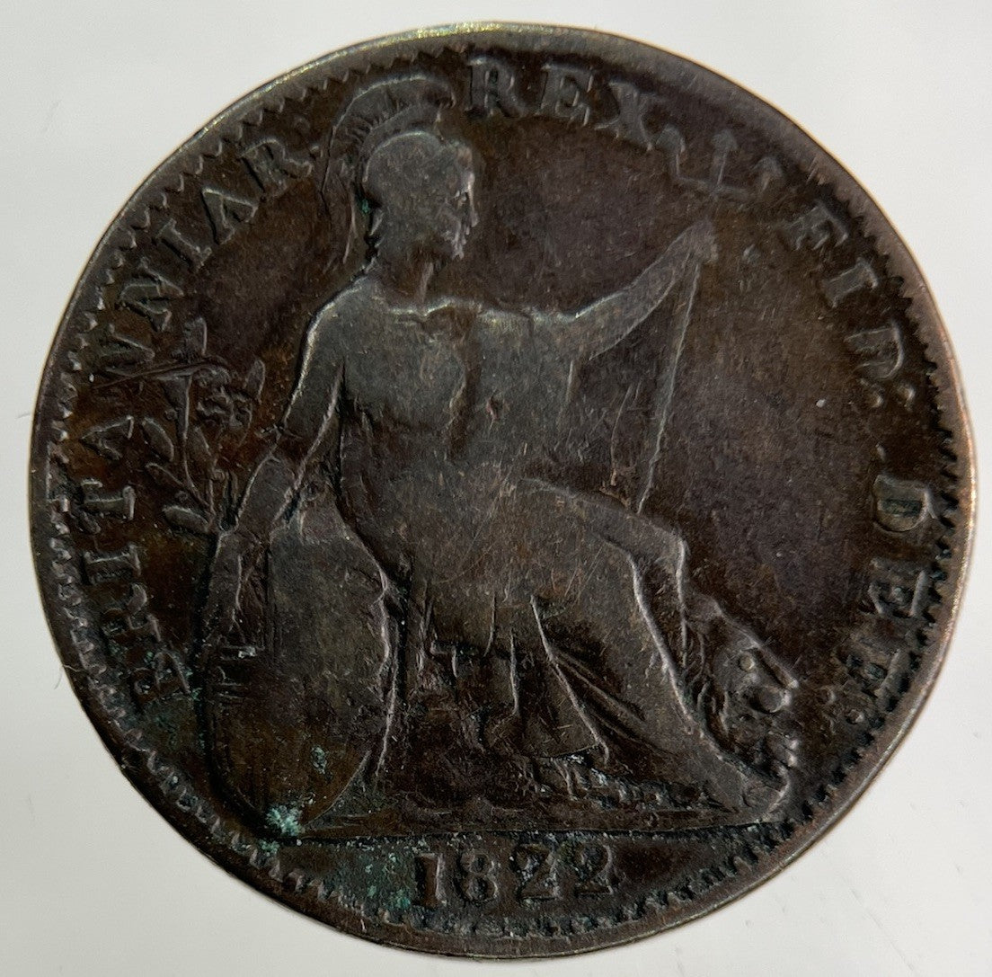 1822 George IV Farthing Coin | Collectable Grade