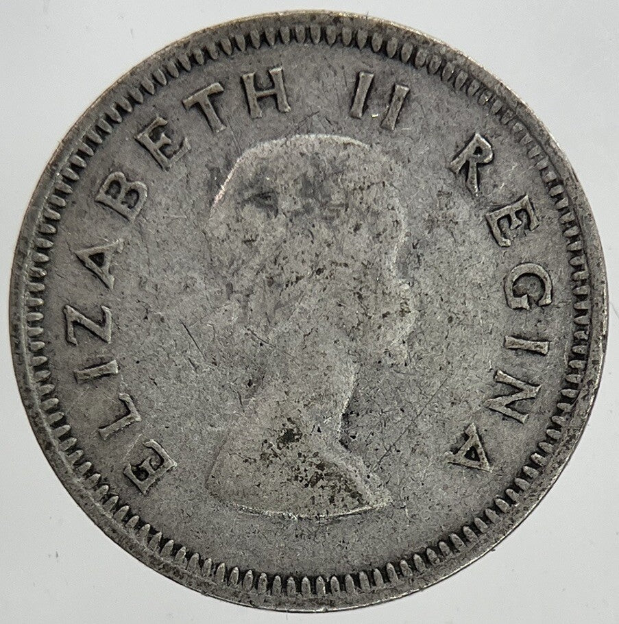 1955 South Africa Threepence Silver Coin | Fine Collectable Grade | a9003