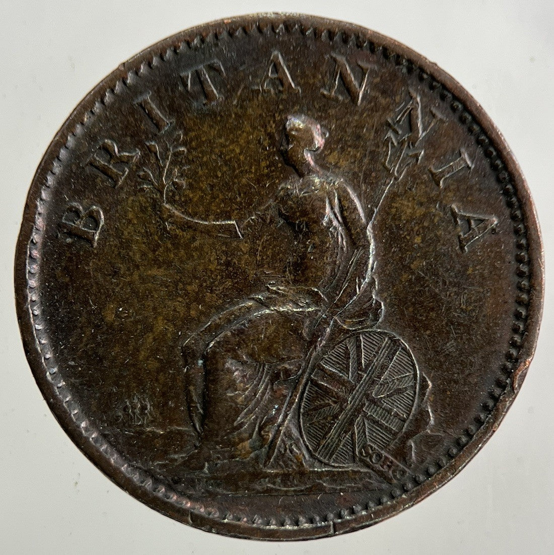 1806 George III 3rd Farthing Coin | Very High Grade