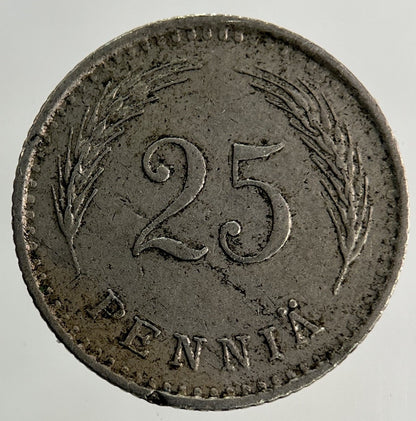1937 Finland 25 Pennia Coin | Fine Collectable Grade