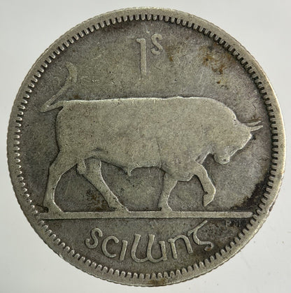 1928 Irish Shilling Silver Coin | Collectable Grade