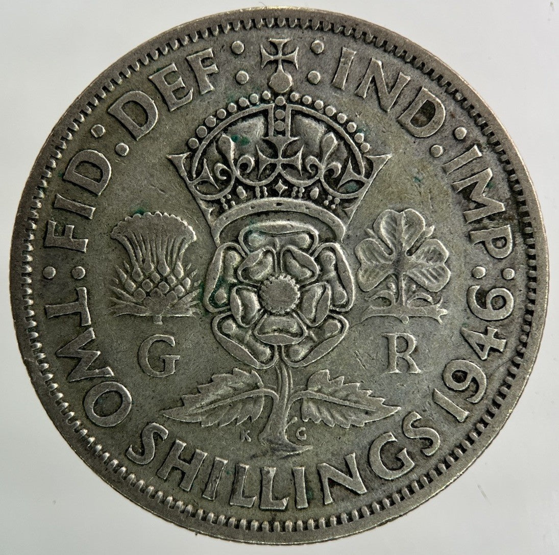 1946 George VI Florin Silver Coin | Fine Collectable Grade