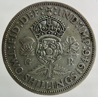 1946 George VI Florin Silver Coin | Fine Collectable Grade