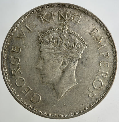 1940 India One Rupee Silver Coin | Fine Collectable Grade