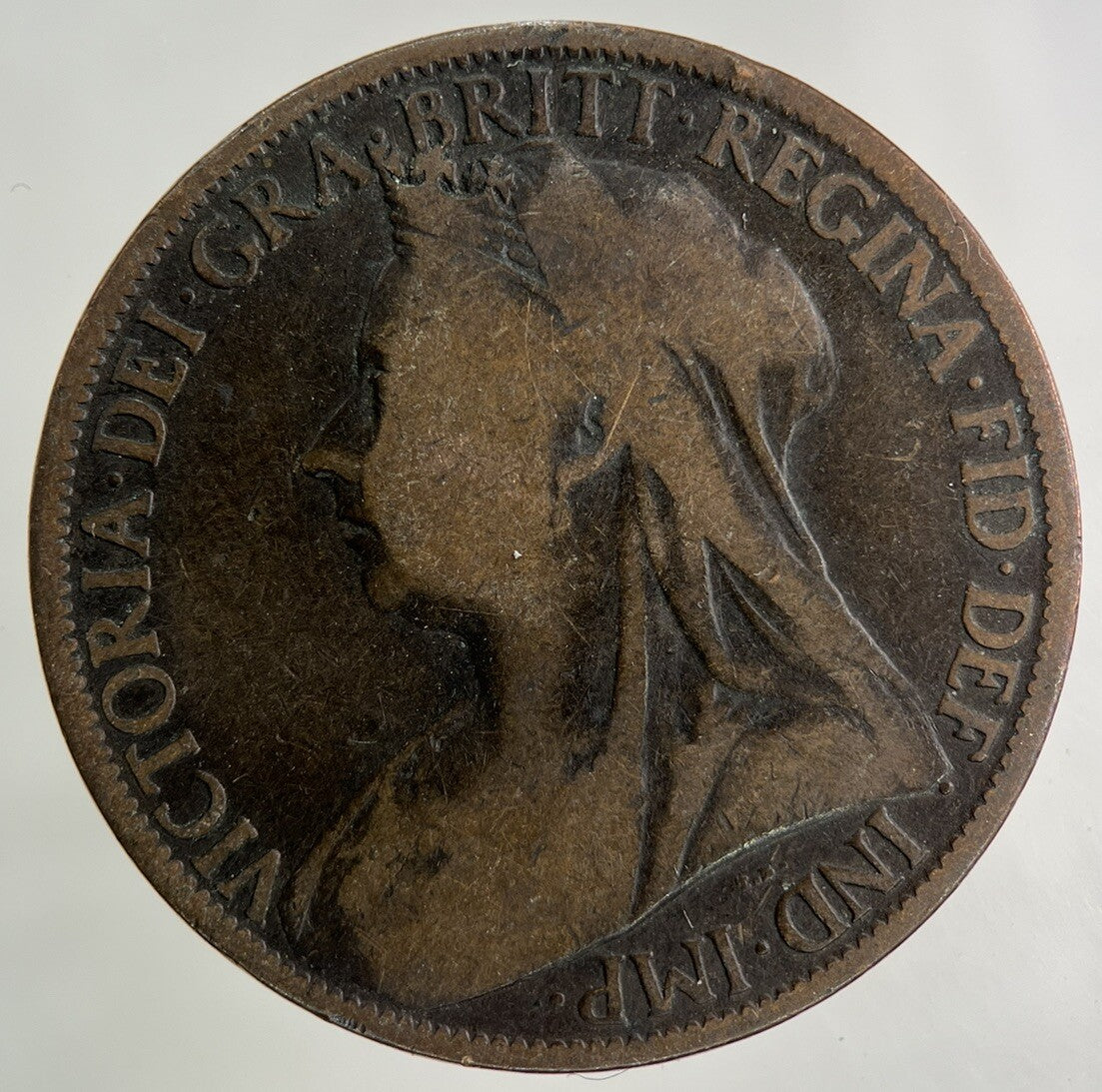 1898 Victoria One Penny Coin | Collectable Grade