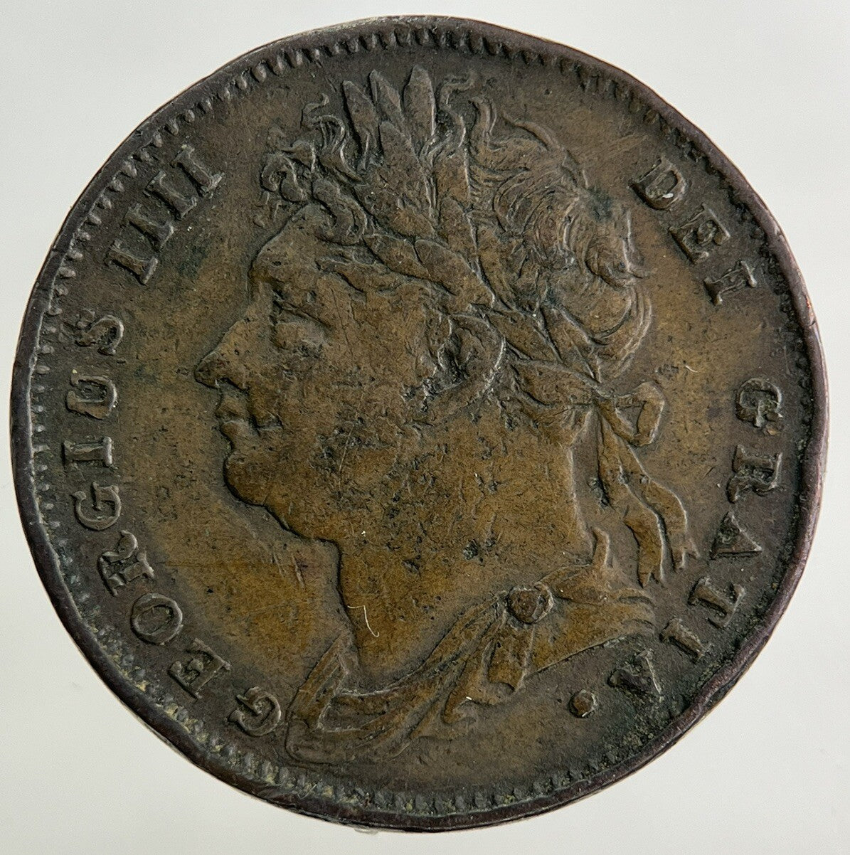 1823 George IV Farthing Coin | Fine Collectable Grade