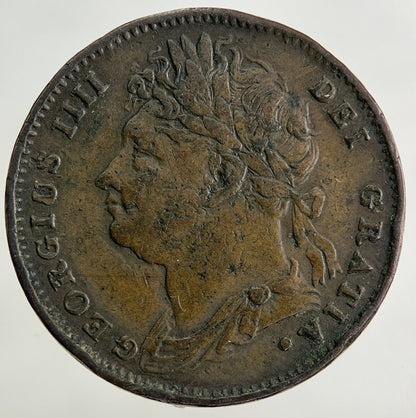 1823 George IV Farthing Coin | Fine Collectable Grade