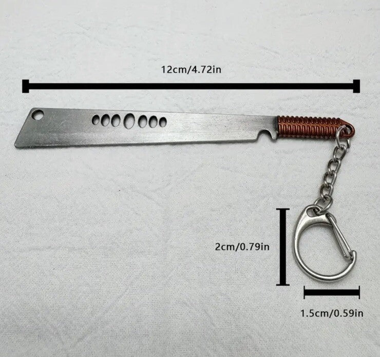 Mini Sword Weapon Knife Shaped Keyring Premium Keychain Gift UK