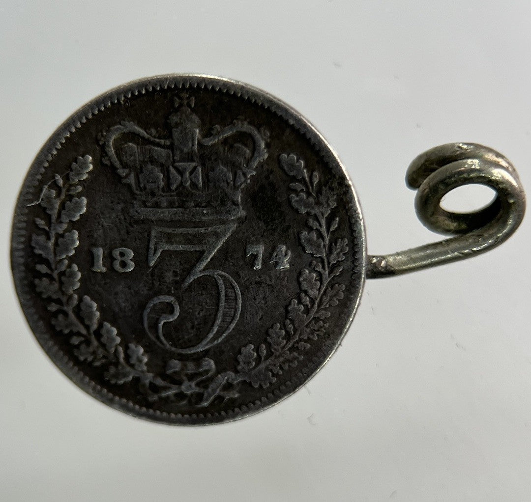 1874 Victoria Threepence Silver Coin | Collectable Grade