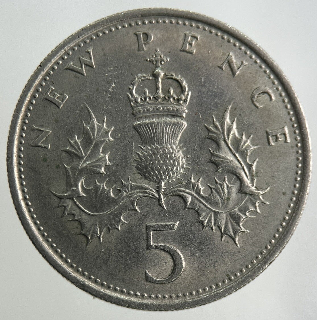 1970 Elizabeth II 2nd 5p Five - Pence Coin | Fine Collectable Grade