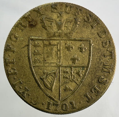 1701 George III 3rd Gaming Token Coin | Fine Collectable Grade