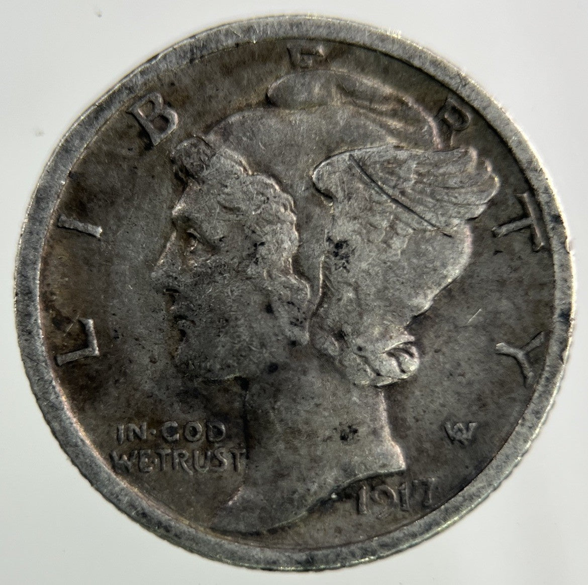 1917 US USA Mercury Dime Silver Coin | Fine Collectable Grade