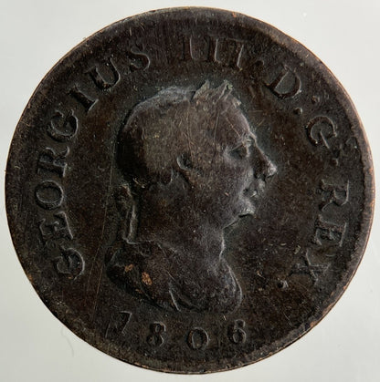 1806 George III 3rd Farthing Coin | Collectable Grade