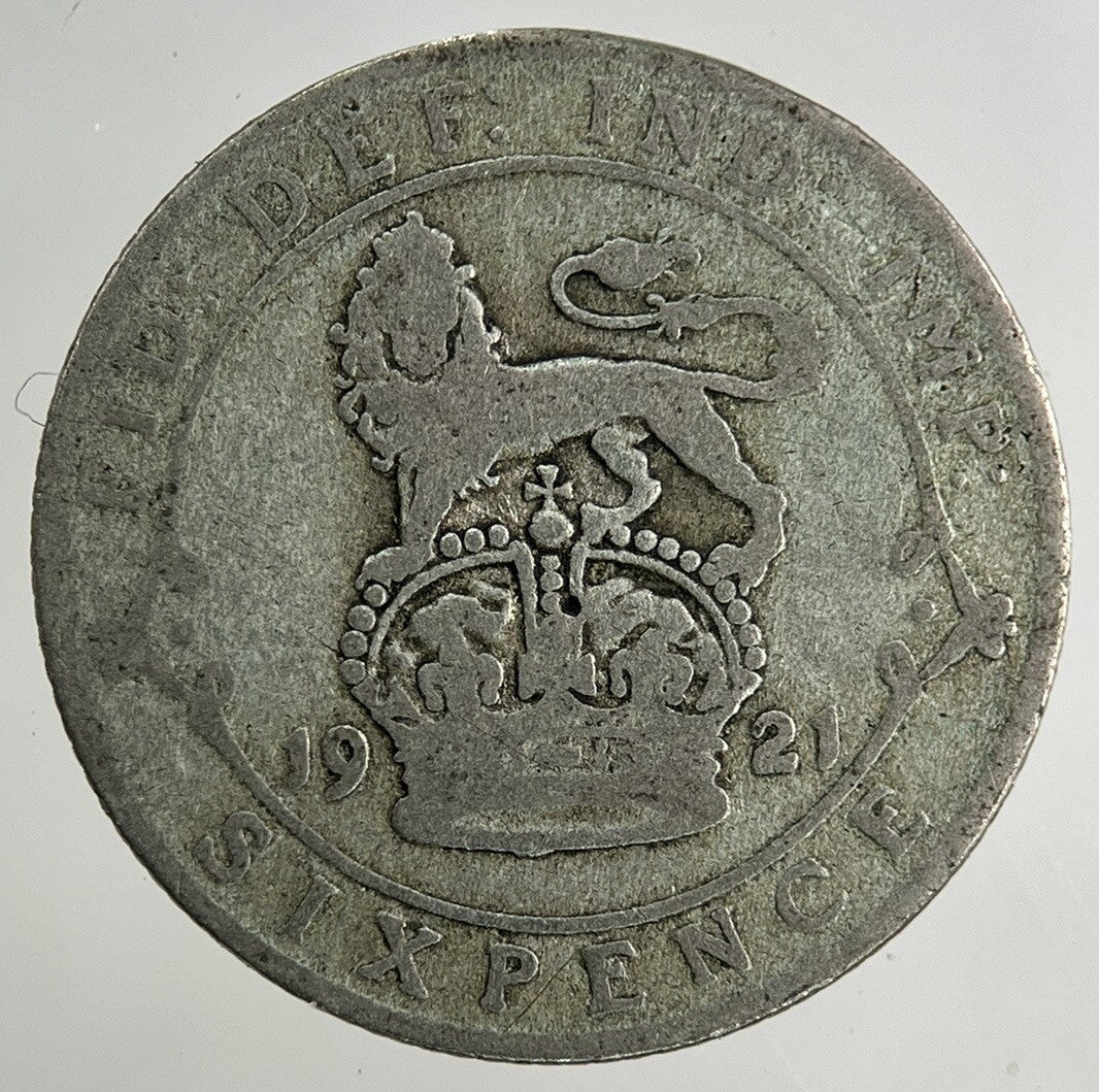 1921 George V Sixpence Silver Coin | Collectable Grade
