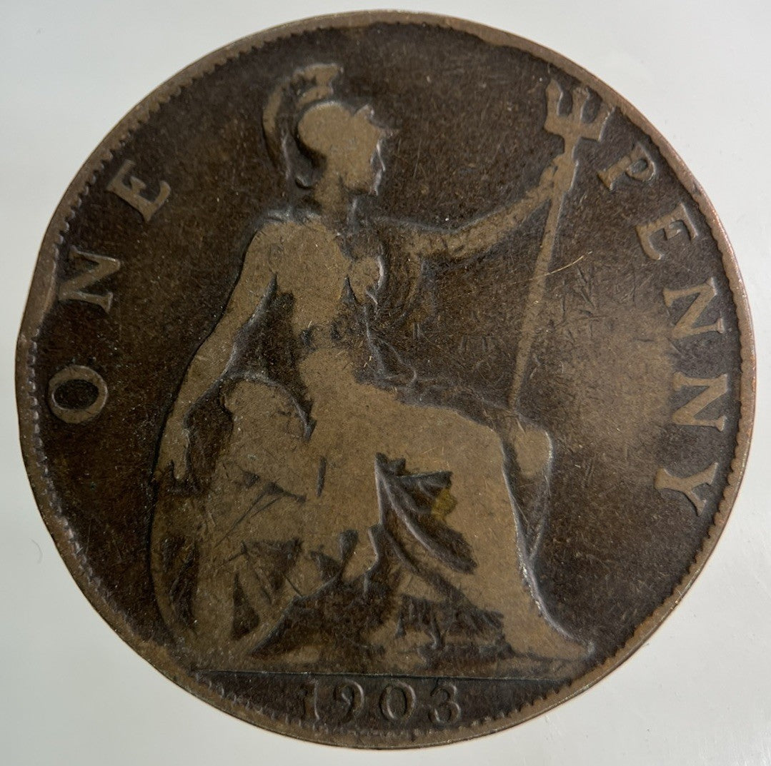 1903 Edward VII One Penny Coin | Collectable Grade